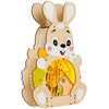 SIKORA OD24 Decorative Figure Funny Easter Bunny with LED Lighting