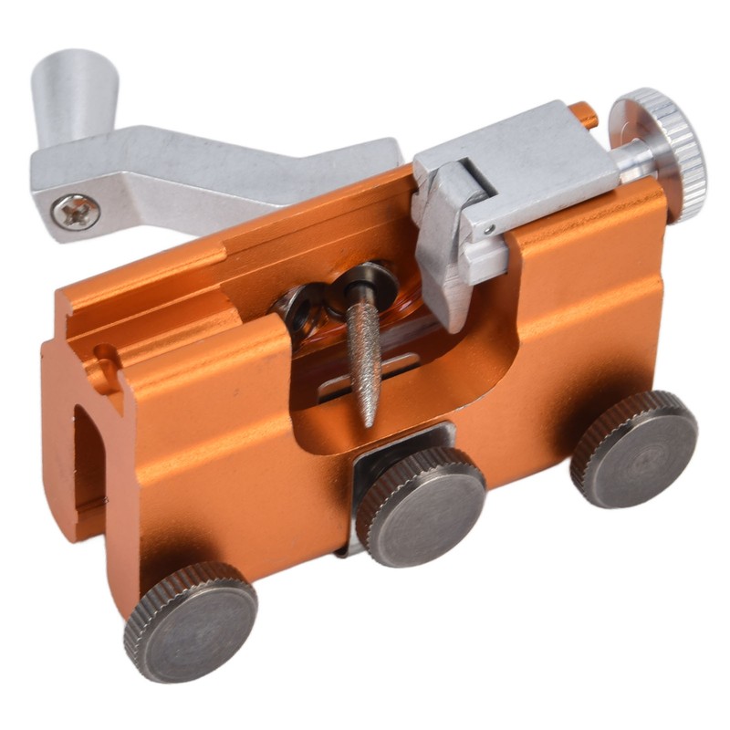Chainsaw Sharpening Jig Portable Hand Crank Chain Sharpener for Lumberjack