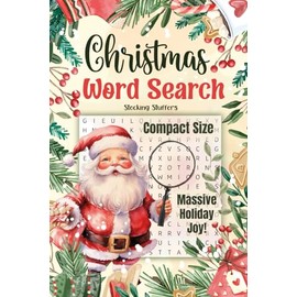 Christmas Word Search Stocking Stuffers: Compact & Joyful Activity Book For Adults Teens and Seniors. Gift Idea for Men and Women