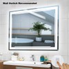 24''X32'' LED Bathroom Mirror with Lights, Built-in Bluetooth Speaker, Anti-Fog