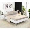 Twin XL 100% Micro Fiber Beige 3 PC Sheet Set
