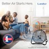 Lasko 20" Black High Velocity Wall Mount Fan with Pivoting