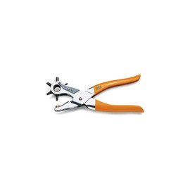 Beta 1762K Revolving Punch Pliers, Chrome-Plated, Pvc-Coated Handles in Blister Packaging