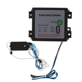 LED Test Break Away System, Towing Solutions Engager Breakaway Kit with Battery, LED Display, Universal for 12V vehicle