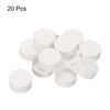 sourcing map PVC Tube Covers End Caps Pipe Inner PVC