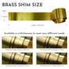 0.008x 6 x 100 (inches) Brass Shim Stock Roll, Half