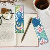 INFUNLY 6 Set Sea Animals Cross Stitch Bookmark Kit for