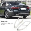 2PCS Quad Exhaust Tip Cover Tail Throat Decoration Replacement for