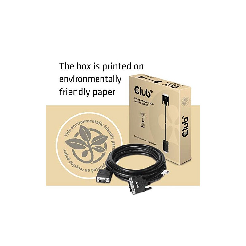 Club3D Cable DVI to VGA 3 m