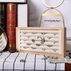 Justsoso Bamboo Ring Display Tray, Ring Holder Case for Drawer,