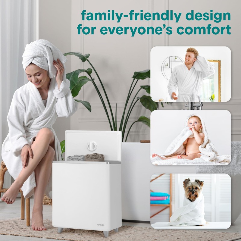 SereneLife WIFI Luxury Rectangle Towel Warmer - Spa & Bathroom