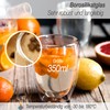 NORDIC SCHILLER Double-walled coffee glasses, latte macchiato glasses, double-walled, 2