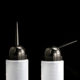 AOVNA 2 Pieces 260ml Salon Hair Color Measuring Applicator Bottle Plastic Scale Hairdressing Tool (260ml)