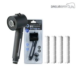 Daelim Bath DeClean Filter Kitchen Head + 4 Refill Filters 1 Set / Sink Head / 대림바스 디클린 필터 주방헤드+리필필터4개입 1세트 / 싱크대헤드