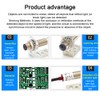 E3F-20C1 3mm Laser Beam Photoelectric Switch Trough-beam Infrared Sensors NPN