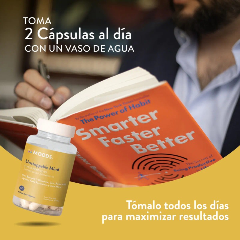 Focus Nootropicos Melena De Leon Bacopin L Glutamina Sabor Sin