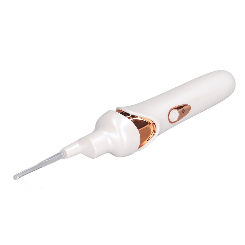 Electric Ear Vacuum Cleaner with LED Light Soft Tip USB
