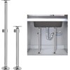 Eapele Undermount Sink Brackets, Adjustable Stainless Steel Undermount Sink Support,