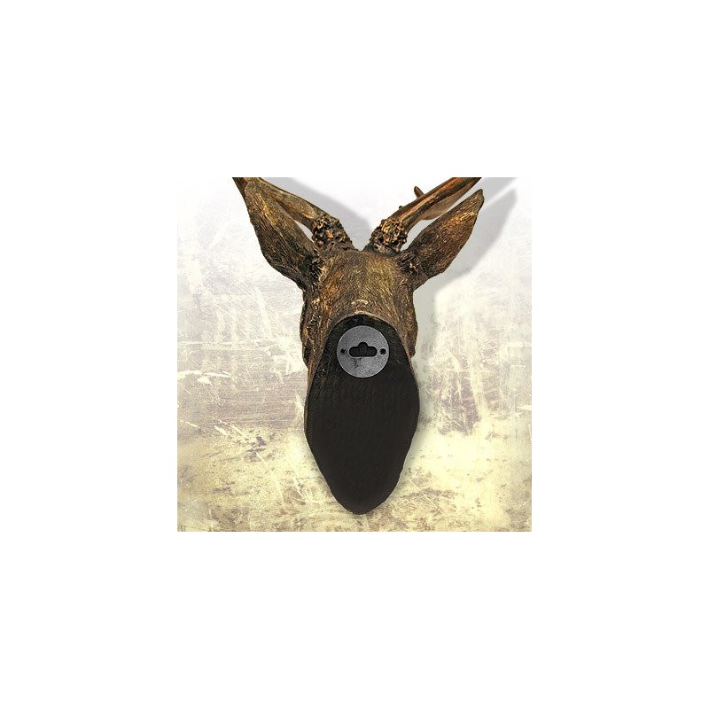 LINDER EXCLUSIV Deer antler deer head Bronze-Look 15 x 30