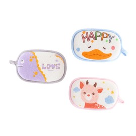 Baluue 3pcs Cartoon Bath Body Scrubbers Exfoliating Bath Sponges for Daily Cleaning Fun for Newborns Tool for Boys