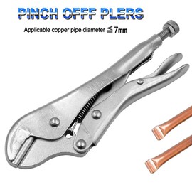 Sealing Pliers, Pinch Off Pliers Steel with Tension Spring for Copper Pipes with a Diameter Less Than 7mm