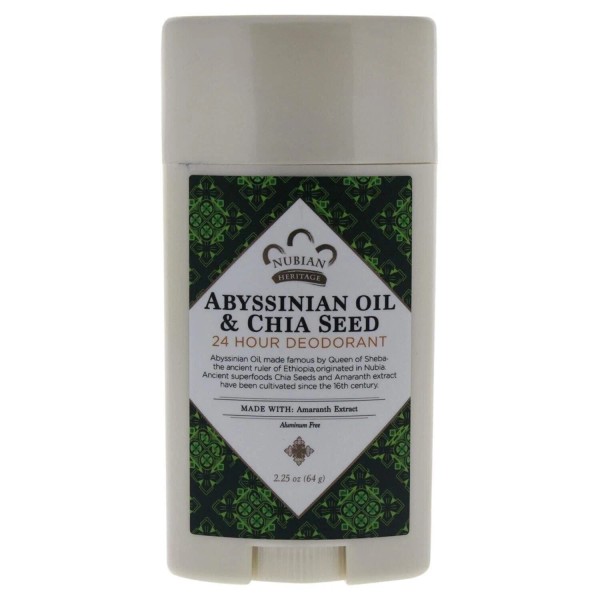 NUBIAN HERITAGE DEOD ABYSSINIA & CHIA 2.25OZ