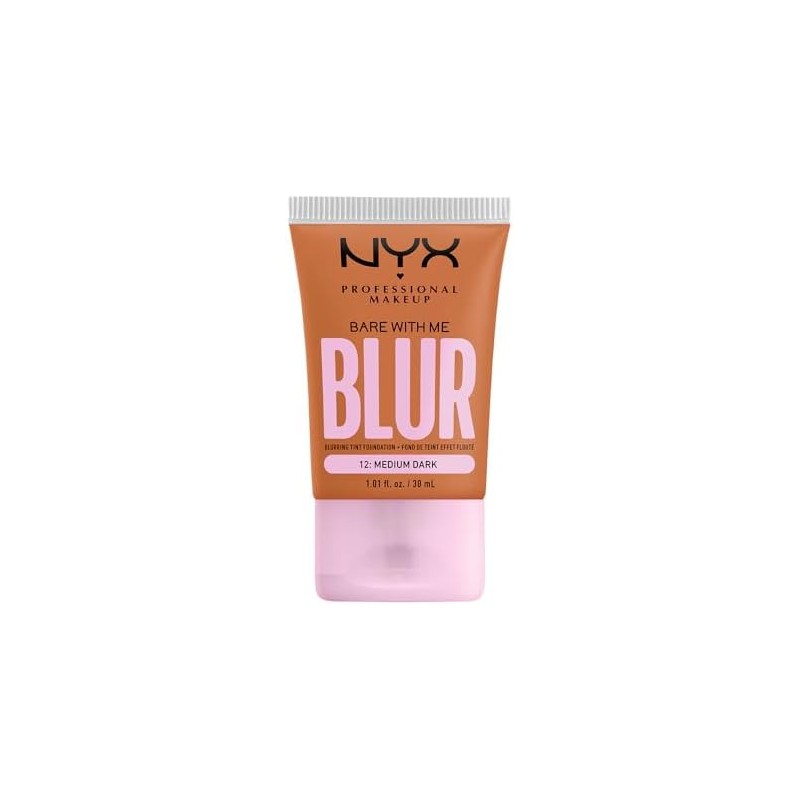 NYX Professional Makeup, Bare With Me Tint Blur, Base Rostro,