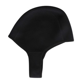 Men Women Swim Cap With Chin Strap Adjustable Swimming Cap Thermal Swim Hat Head Warm Neoprene Nylon Diving Hat Wetsuit Hood For Diving Surfing Rafting Snorkeling Kayaking Sailing Canoeing Water Sport