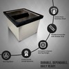 Rattleware Heavy-Duty Stainless Steel Knock Box Espresso Puck Disposal with