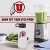 University of Utah 32oz Stainless Steel Double Walled White Beverage