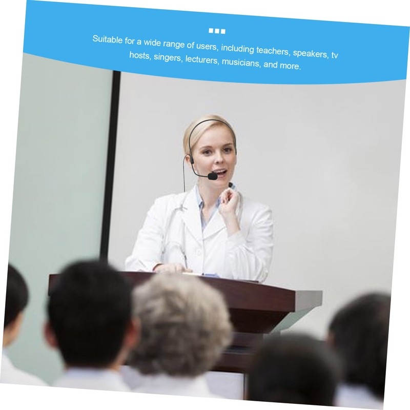 LABRIMP 4pcs Headset Microphone for Presentations Live Performance and Teaching