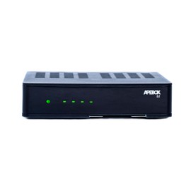 Apebox S2 Full HD Satellite Receiver (1080p, HDTV, H.265, 1x DVB-S2, 2x USB 2.0, HD-Out, LAN, Card Reader, YouTube, DLNA, Mobile App) Black