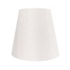 Lamp-shade K-20130 Catch-Type Replacement Lampshade Shantung White Diameter 7.9 inches