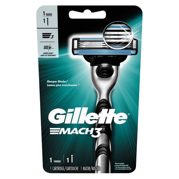 Gillette Mens Mach 3 Razor (3 Pack)