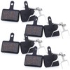 Bicycle Disc Brake Pads, Semi-Metallic, Black (2 pairs)