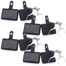 Bicycle Disc Brake Pads, Semi-Metallic, Black (2 pairs)