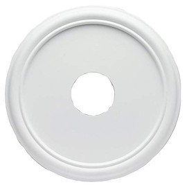 Westinghouse 7773200 16-Inch Smooth White Finish Ceiling Medallion