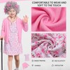 Forfamy Old Lady Costume for Kids 10 Pcs 100 100th
