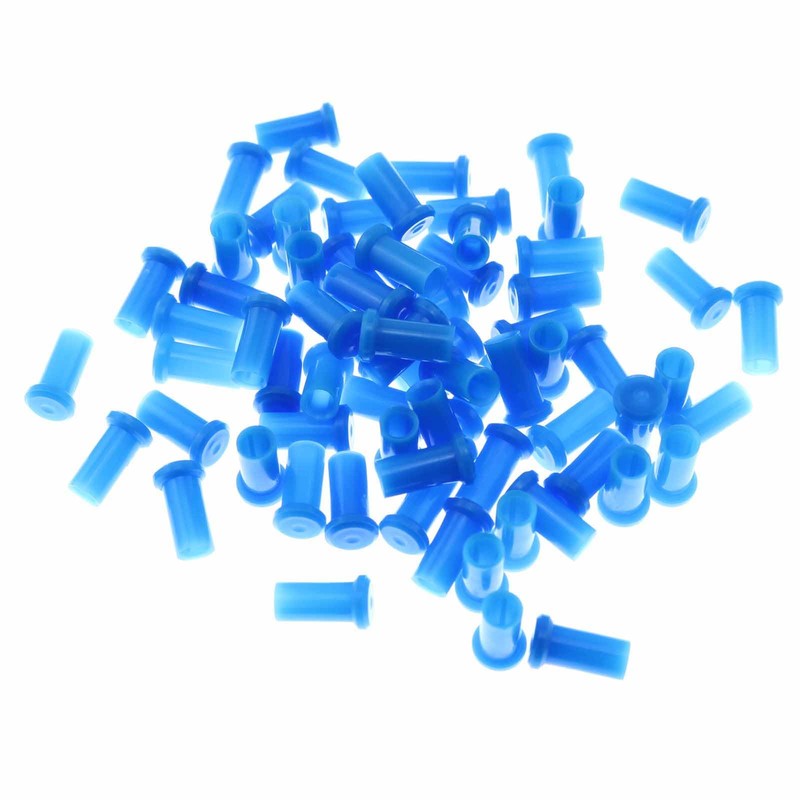 Lind Kitchen 100PCS Blue Fiber Optic T-Shaped Dust Cap Fiber