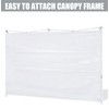 SCOCANOPY Door for 10x10 Canopy Frame Two Central Zipper Design