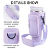 MLPKOI Water Bottle Carrier Bag With 40 Oz Adjustable Shoulder