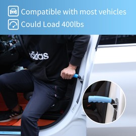 Support Handle,Vehicle Assist Handle Support Handle-Automotive Door Assist Handles with Window Breaker Standing Mobility Aid for Elderlywith Non-Slip Grip (1 Ea)