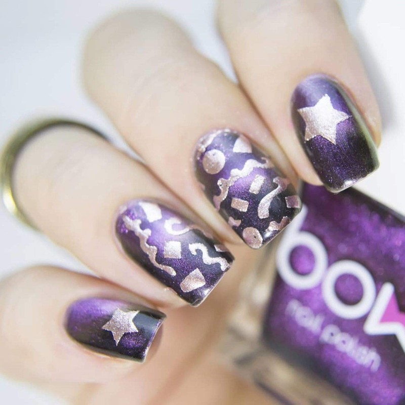Whats Up Nails - Northern Star Vinyl Stencils for Christmas