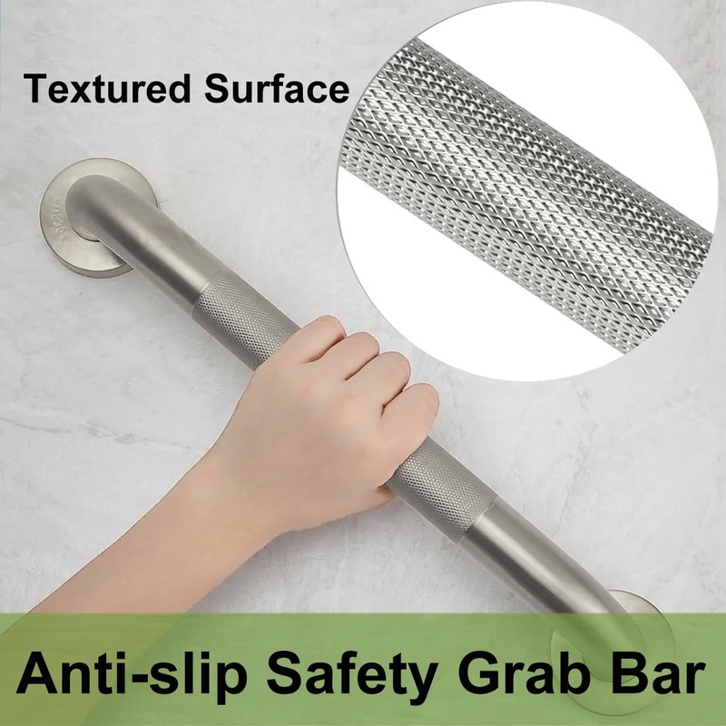 IJDD 16 Inch Shower Grab Bars for Seniors, 2 Pack