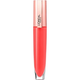 L'Oreal Paris Glow Paradise Bálsamo labial hidratante en brillo con extracto de granada y ácido hialurónico, fórmula ultra suave y no pegajosa, Angeli