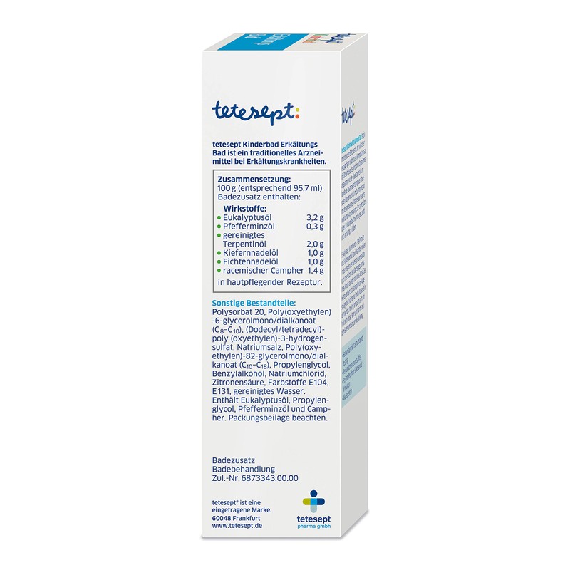 Tetesept bath concentrate.