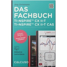 CALCUSO Standard Accessory Set Compatible with TI Nspire CX II-T/TI Nspire CX II-T CAS Graphing Calculator: WYNGS Protective Case Blue + CALCUSO Book