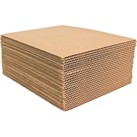 100 8.5x11 Cardboard Corrugated Pads Inserts Filler Sheet 8.5 x 11