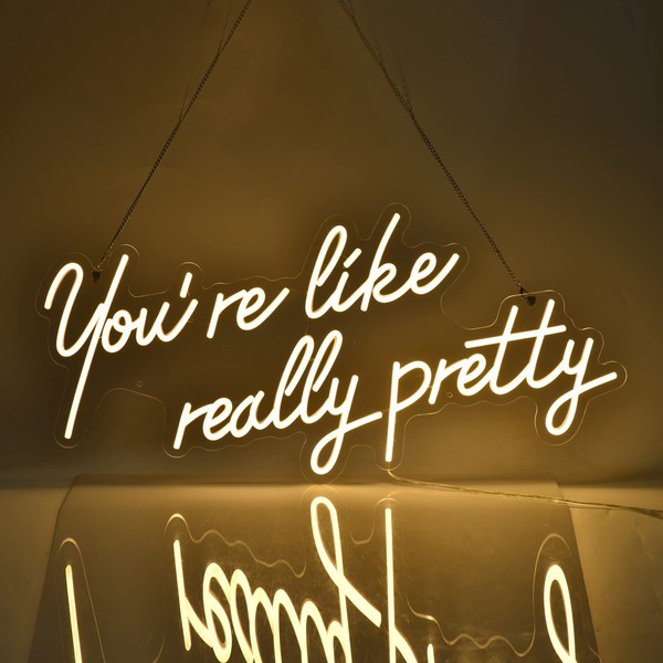 Large LED Neon Sign for Wall Decor,28 inches You're Like