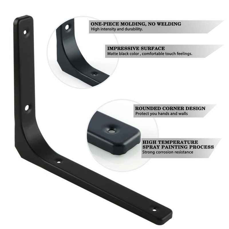 Sayayo Shelf Bracket Corner Brace Angle Bracket Shelf Support Wall